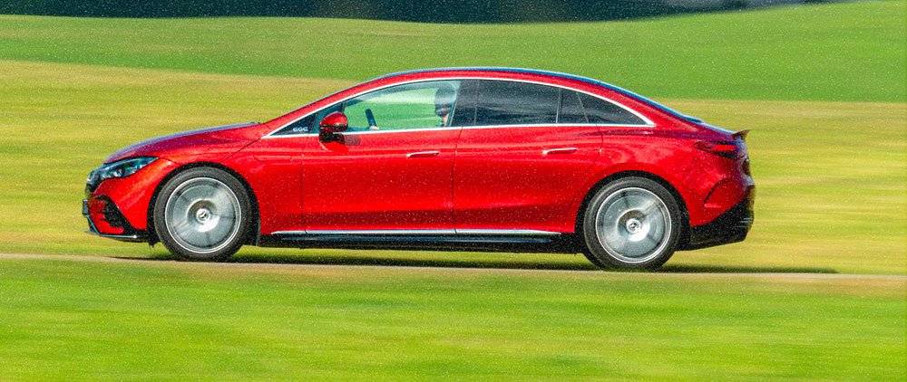 Essai de la Mercedes EQE